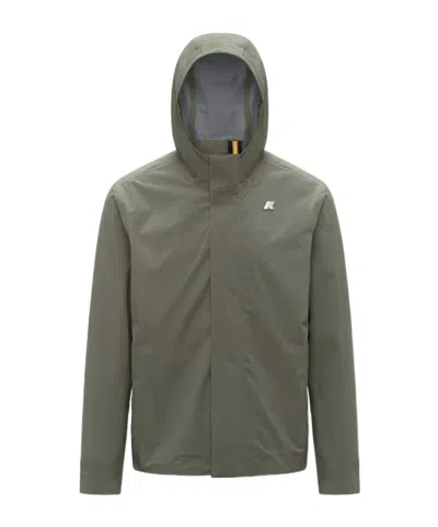 K-way Jacko Hooded Jacket In Green