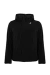 K-way Jacko Marmotta Jacket In Twill In Black P-blue A