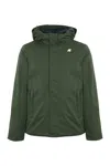 K-way Jacko Marmotta Jacket In Twill In Green