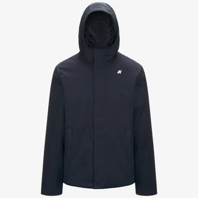 K-way Jacko Twill Marmotta In Blue Dblue A