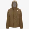 K-way K Way Giubbino Jacko Twill Marmotta Brown