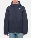 K-way Jacko Twill Marmot Blue Jacket In Blue