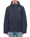 K-way Jacko Twill Marmot Blue Jacket In Blue