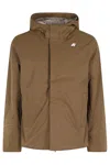 K-way K Way Giubbino Jacko Twill Marmotta Brown In Brown