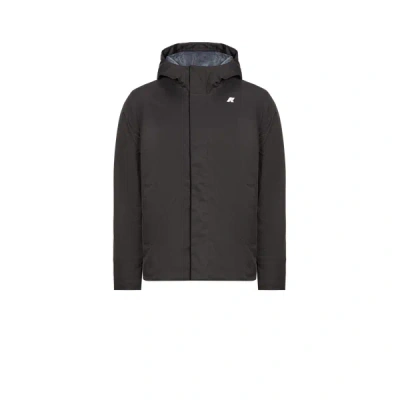 K-way Jacko Twill Marmotta Parka In Black