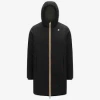 K-way Jacket In Black Pure - Green B