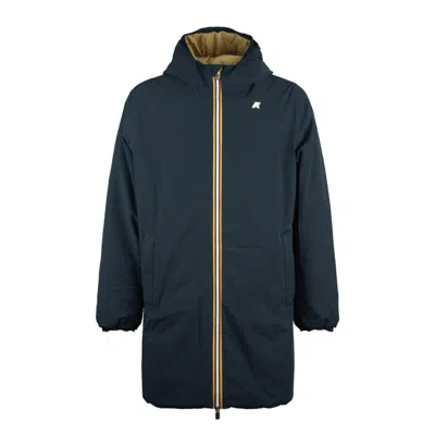 K-WAY K-WAY JACOB ST WARM REVERSIBLE BLUE DEPTH-BEIGE SEED