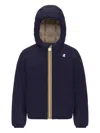 K-way Jacques Hooded Puffer Jacket In Blue