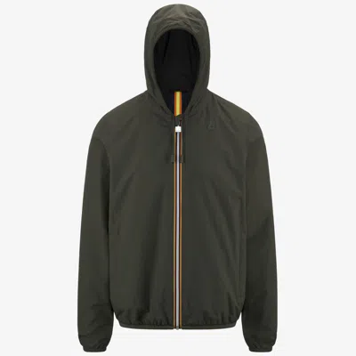 K-way Jacques Reversible Ripstop In Green