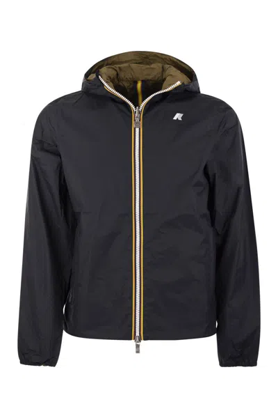 K-WAY K-WAY JAKE PLUS - REVERSIBLE HOODED JACKET
