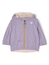 K-way Jake Reversible Hooded Jacket In Purple