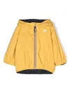 K-way Jake Reversible Hooded Jacket In Yellow