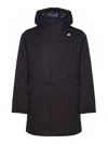 K-way Coats Black In Black