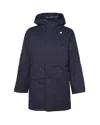 K-way Thomas Long Jacket In Blue