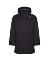 K-way Coats Black In Black Blue