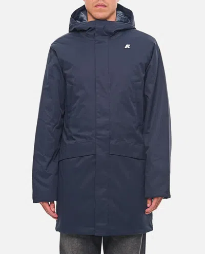 K-way Jarno Twill Marmotta In Blue