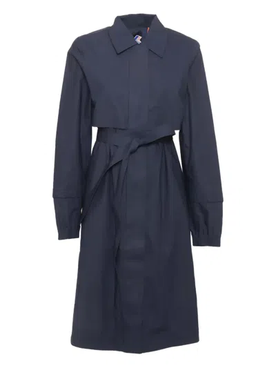 K-WAY JESY BELTED TRENCH COAT