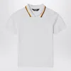 K-way K Way Jude White Polo In Cotton Piqué