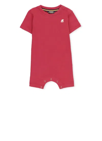 K-way Babies' Jumpsuit With Logo In Red