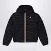 K-way Gesteppte Kapuzenjacke In Black