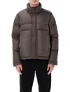 K-way Tuill Thermo Microfiber Down Jacket In Brown