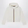 K-way K Way Divine White Hooded Sweatshirt In White