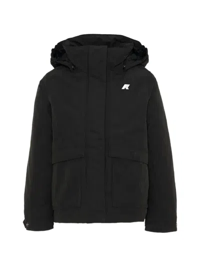 K-way Kids' Kali Hooded Puffer Jacket In Black