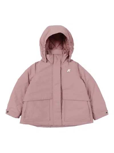 K-way Kids' Kali Zip-up Jacket In Pink