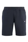 K-way Cotton Bermuda Shorts With Elastic Waistband