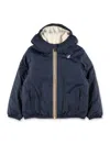 K-way Kid -  Le Vrai 4.0 Claude Orsetto Jacket In Blue