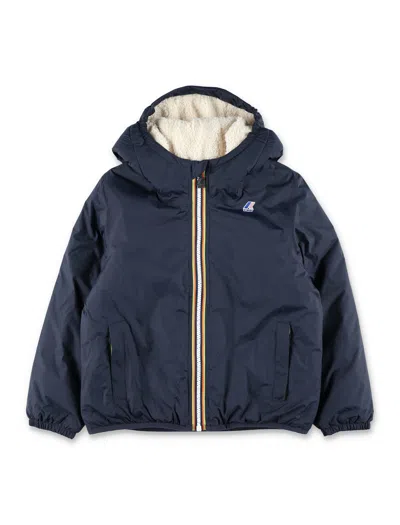 K-way Kid -  Le Vrai 4.0 Claude Orsetto Jacket In Blue
