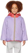 K-way Kids Beige 3.0 Claude Orsetto Jacket In B01 703-whk-orsetto
