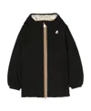 K-way Kids P. Sophie St Thermo Reversible Jacket In Black