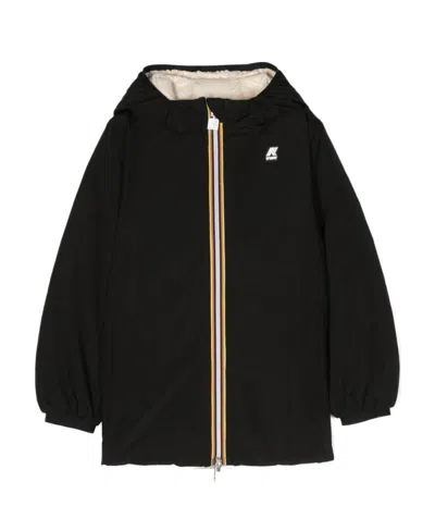 K-way Kids P. Sophie St Thermo Reversible Jacket In Black