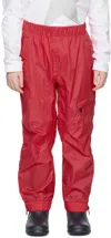 K-way Kids Red Edgard Pants In X5y Red Cherry