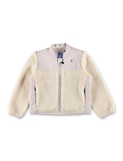 K-WAY K-WAY KIDS SHORT SHERPA EFFECT JACKET