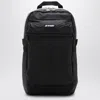 K-way Laon Black Backpack In Waterproof Ripstop Fabric In Black