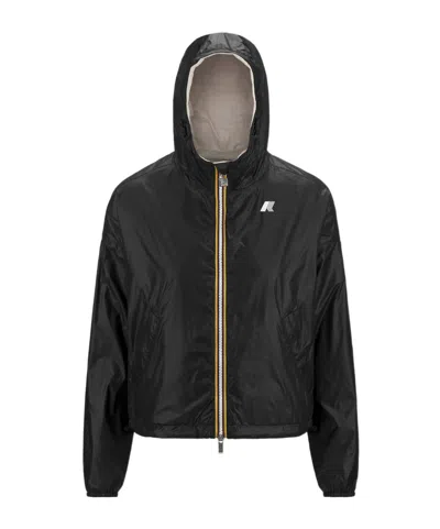 K-way Le Vrai Claude 3.0 Packable Raincoat In Black