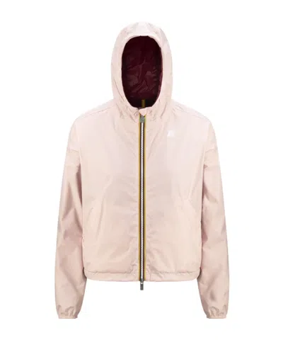 K-WAY LAURETTE PLUS REVERSIBLE HOODED JACKET