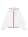K-way Logo-patch Hooded Jacket In White
