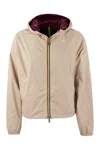 K-way K Way Laurette Plus Reversible Hooded Jacket