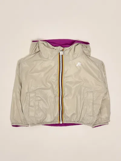 K-way Kids' Laurette Plus Double Jacket In Neutral