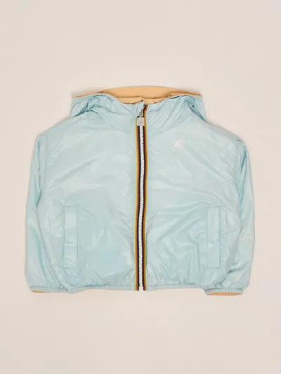 K-way Kids' Laurette Plus Double Jacket In Blue