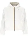 K-way K Way Laurette Plus White Beige Jacket In White