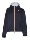 K-way Laurette Plus.2 Double Short Down Jacket In Blue