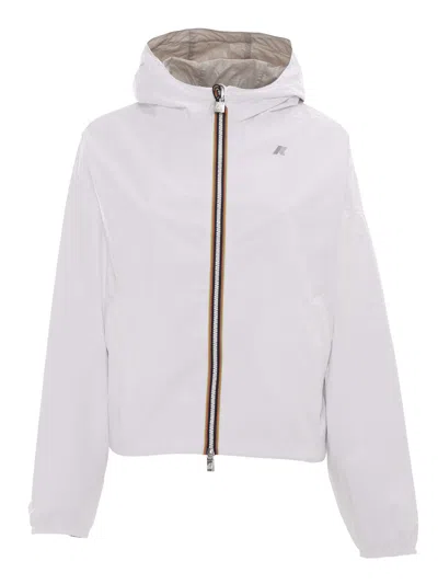 K-way Laurette Plus.2 Double Short Down Jacket In White