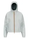 K-way Laurette Plus.2 Reversible Hooded Jacket In Green