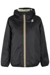 K-way K Way Le Vrai Claude 3.0 Warm Black Waterproof Jacket In Usy Black Pure