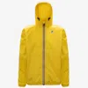 K-way Man Jacket Acid Green Size Xxs Polyamide In Yellow