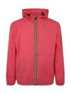 K-way Le Vrai 4.0 Claude Warm Water Repellent Jacket In Red